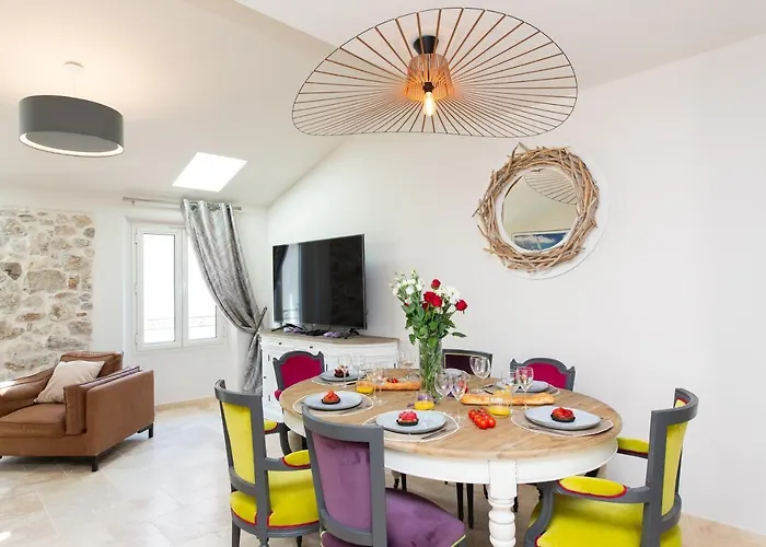 Villa Maison Picasso - Jacuzzi, Vue, Terrasse For 6