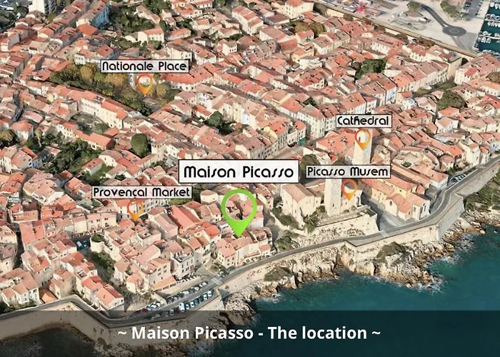 Villa Maison Picasso - Jacuzzi, Vue, Terrasse For 6 *